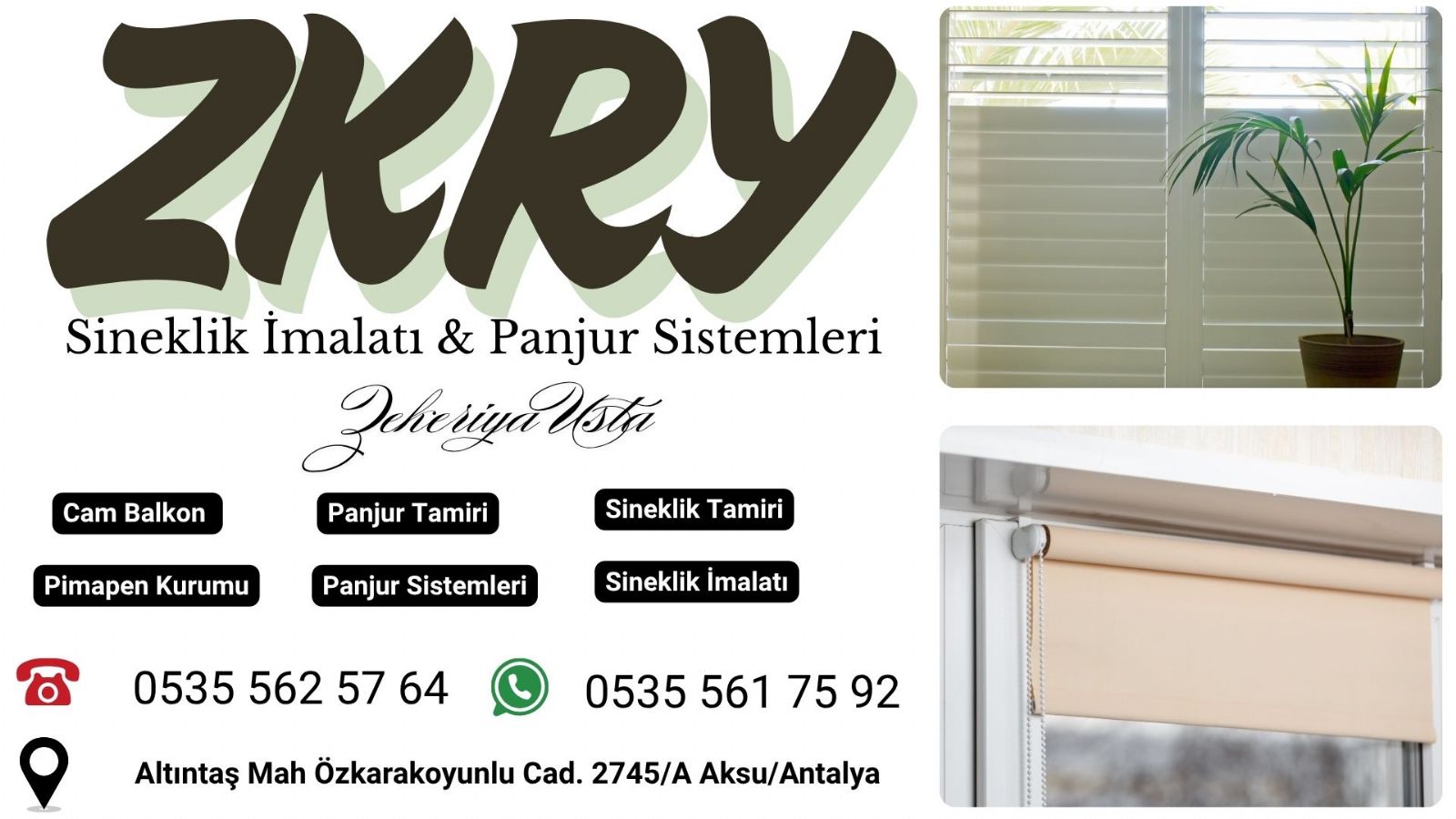 Antalya Kundu Kepenk Tamiri